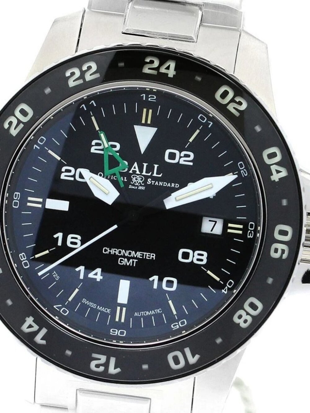 BALLWATCH Engineer Hydrocarbon GMT DG2018C-S1CJ-BKGR Automatic Men's_899255
